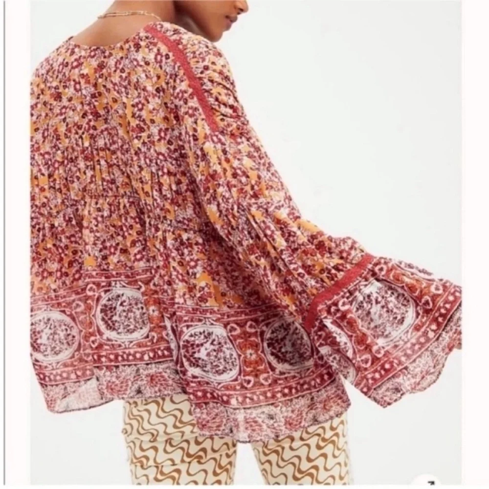 🇺🇸FIRM PRICE🇺🇸Free people Lorriane Tiered Kimono top